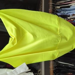 NWT Alice + Olivia bodysuit in Neon Yellow